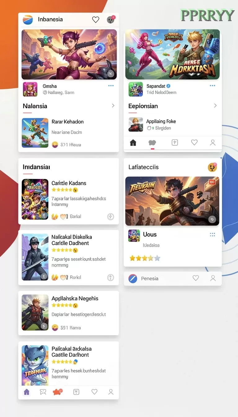 Galeri pratinjau visual pprryy build APK resmi terbaru